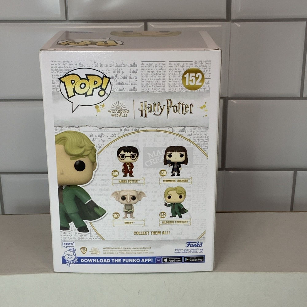 Funko Pop Harry Potter Gilderoy Lockhart‎ 152 Vinyl Figure Wizarding World New - Picture 3 of 6
